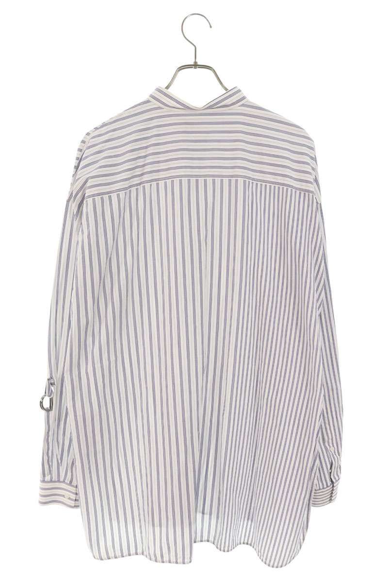 ジルサンダー 18SS JSUM740930 ストライプオーバーサイズ長袖シャツ  