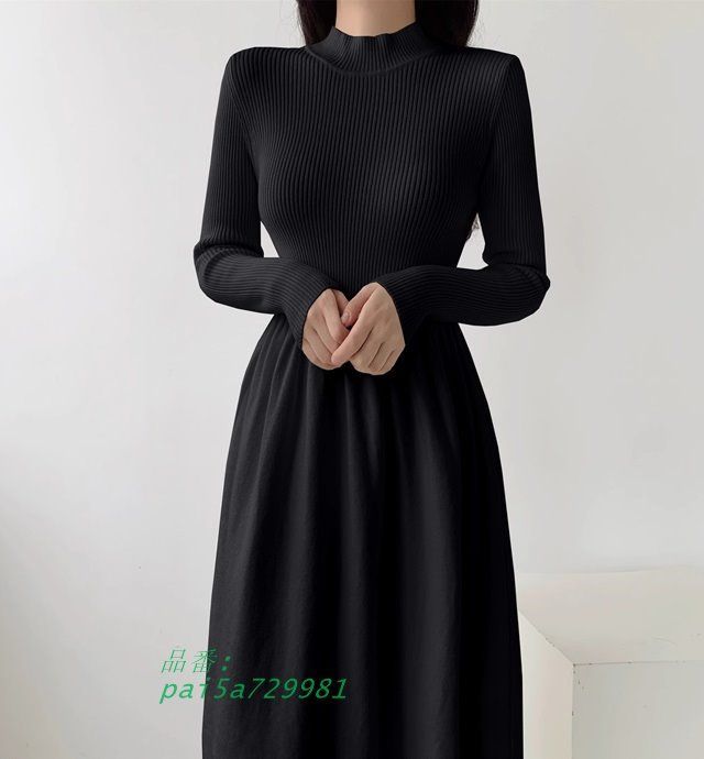 ニットワンピースロング ロングワンピース 長袖 ワンピース レディース 長袖 レディース レディース ロングワンピース ワンピース 秋 ワンピース きれいめ pai5a729981 WWW_MORNINGWALKER_COM