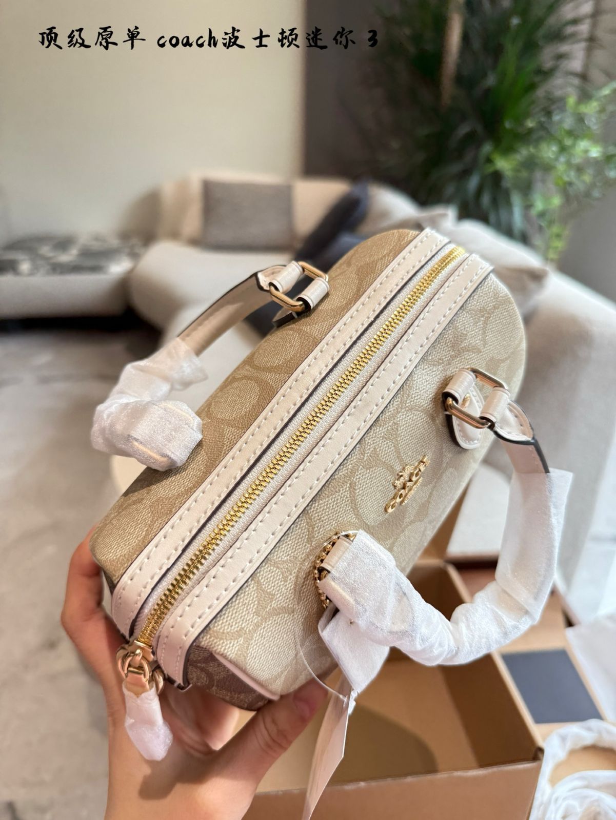 COACH スモール ボストンバック コーチ ボストンバッグ/ハンドバッグ/ショルダーバッグ バッグ