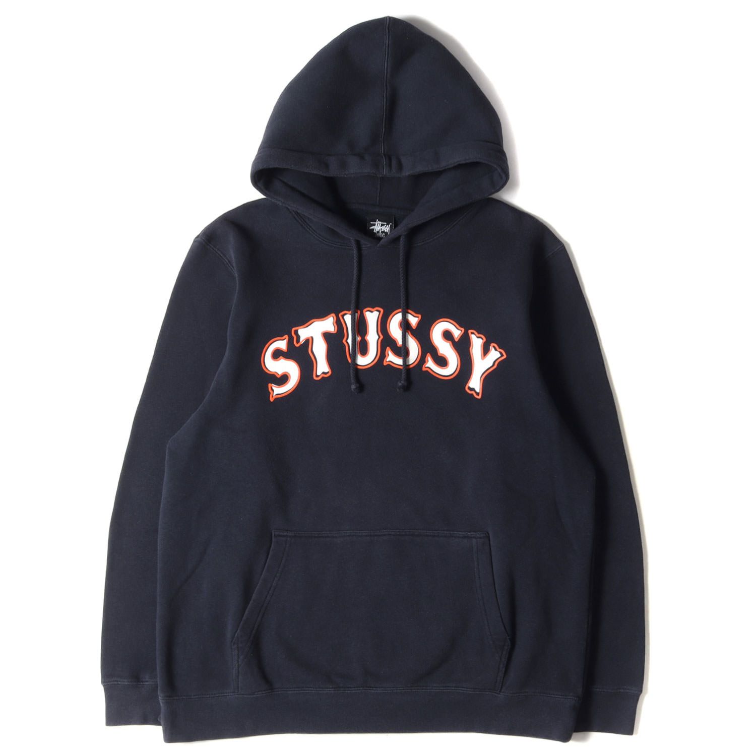 STUSSY】ステューシー メンズ パーカー アーチロゴ ストリート L