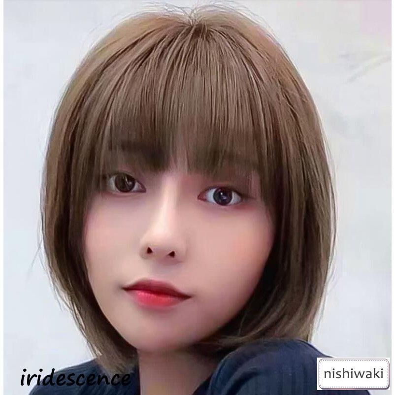 ボブウィッグ 自然な人毛 フルウィッグ かつら 人毛 自然 用 円形 脱毛症 ボブ ミディアム ショート レディース WSW07YR 入荷