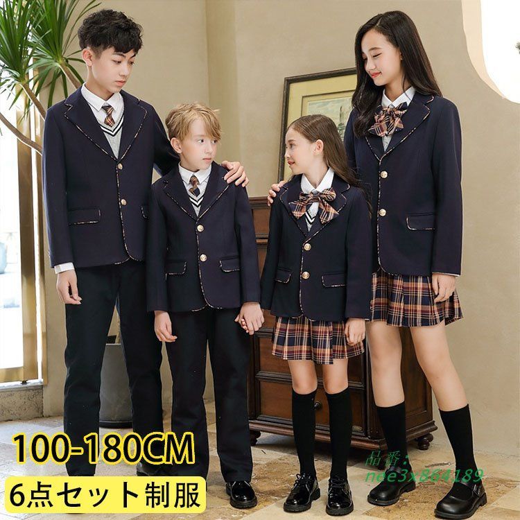 フォーマル 子供服 女の子 スーツ 卒業式 入学式 女の子 男の子 スカート スーツ フォーマルスカート スーツ 6点セット nee3x864189
