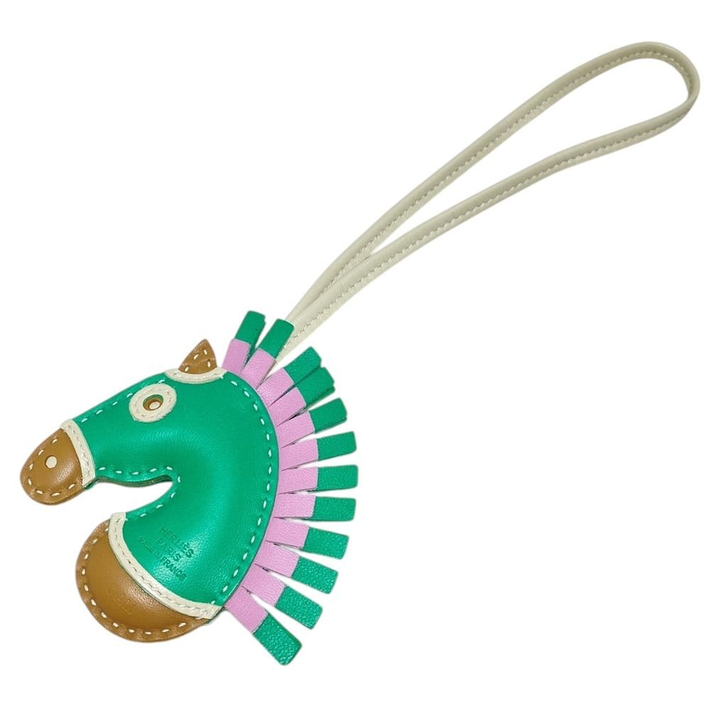 ❤未使用品❤ジージーカマイユチャーム チャイｘクレｘライム エルメス Ｕ刻印 ❤未使用品❤ジージーカマイユチャーム チャイxクレxライム