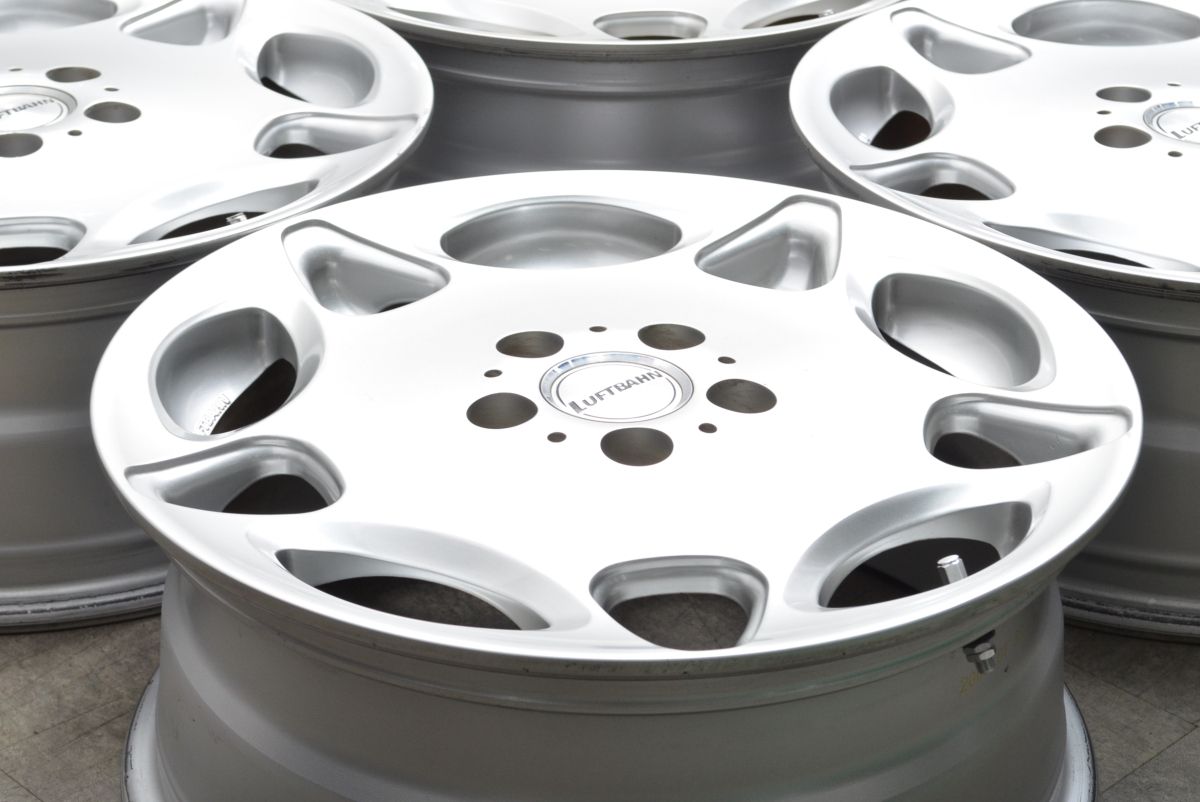 スタッドレス用等に ルフトバーン LUFTBAHN DR5 MONOBLOCK 17in 7J 53 PCD114.3 4本 レクサスGS IS クラウン マークX スカイライン