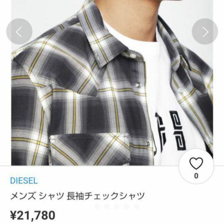 DIESEL 新品・未使用。タグ付き。 - メルカリ