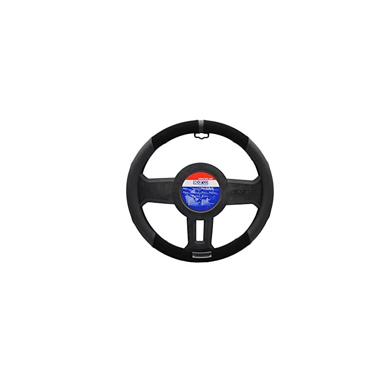 SPARCO-CORSA スパルココルサ ステアリングカバー Sサイズ ブラック SPS103BKJ_S