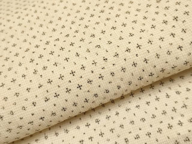 吉祥文 薄香色地