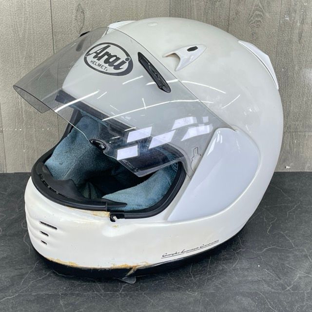ジェットヘルメット 【中古】 ARAI RAPIDE ラパイド ホワイト 59-60cm