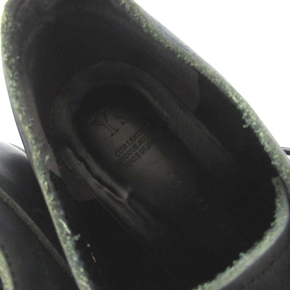 ♥ Y s Yohji Yamamoto ワイズ ヨウジヤマモト レザー レースアップ シューズ サイズ3 23.5cm ブラック レディース 古着 KIN-KAAI_COM