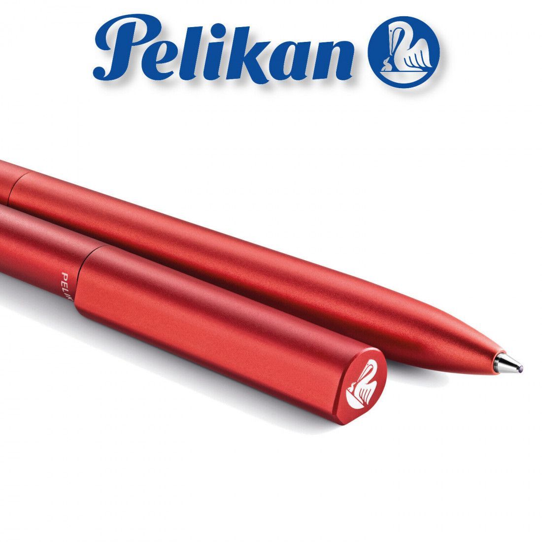 ペリカン ボールペン イネオ アルミニウム ファイアレッド （pelikan Ineo aluminium）