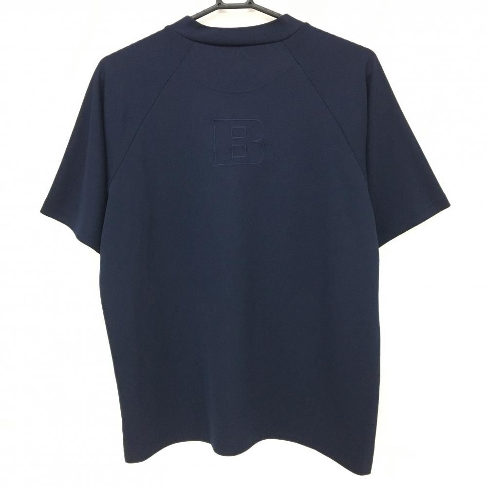 超美品】ブリーフィング 半袖ハイネックシャツ ネイビー