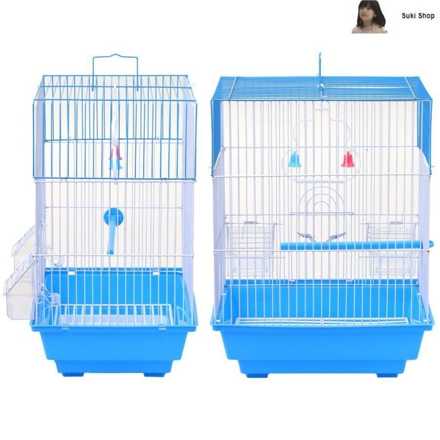 鳥籠 バードゲージ カゴ 小鳥 置物 吊り下げ 水色 青 シャビー レトロ 鳥籠 バードゲージ カゴ 小鳥 置物 吊り下げ 水色 青 シャビー