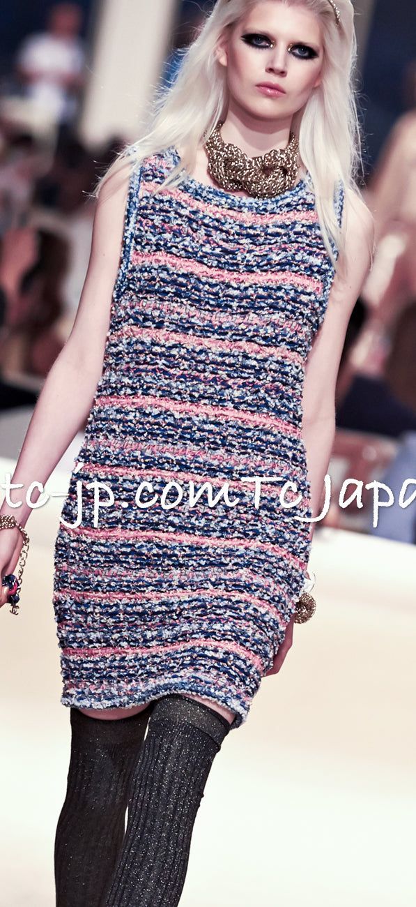 シャネル ワンピース CHANEL 53万 極上の着心地 ノースリーブ 美人見え  