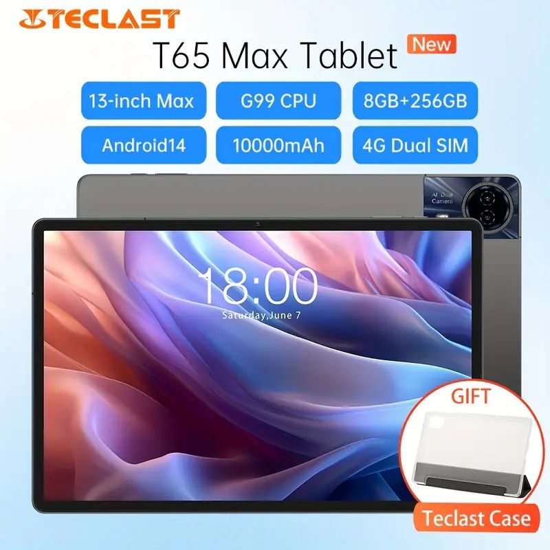 Teclast T65 Max 13インチ Max View 1920×1200 HD解像度、Helio G99 