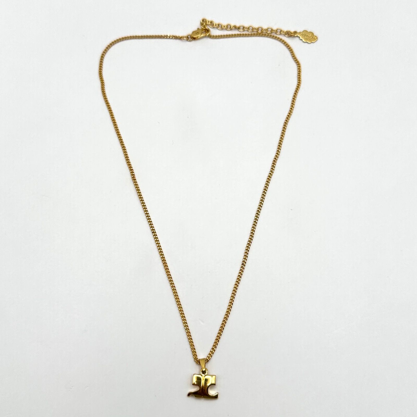 極美品】courreges クレージュ ネックレス ロゴ ゴールドカラー - メルカリ