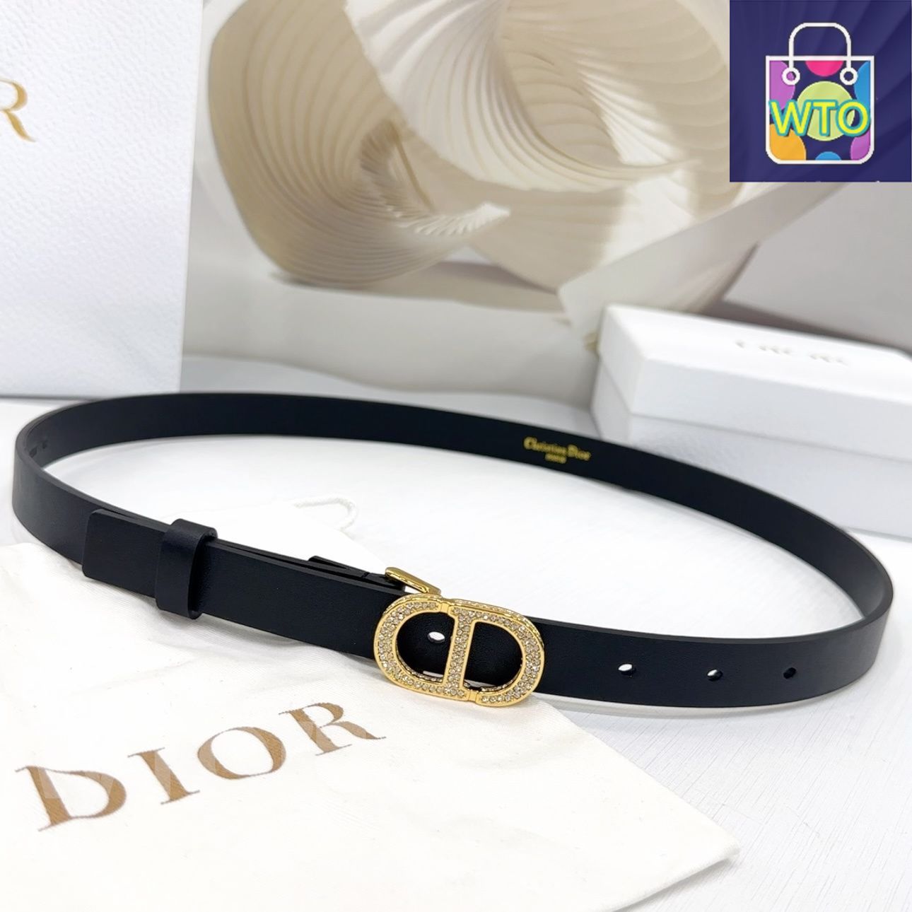 Dior ディオール エレガント ファッションベルト01