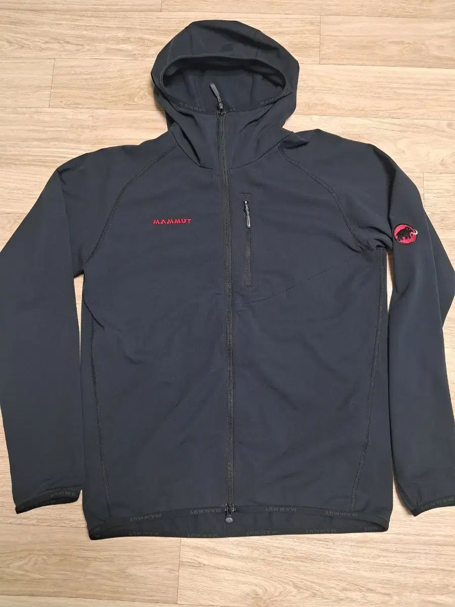 MAMMUT マムート M 登山ウェア フード付きジップアップ T シャツ