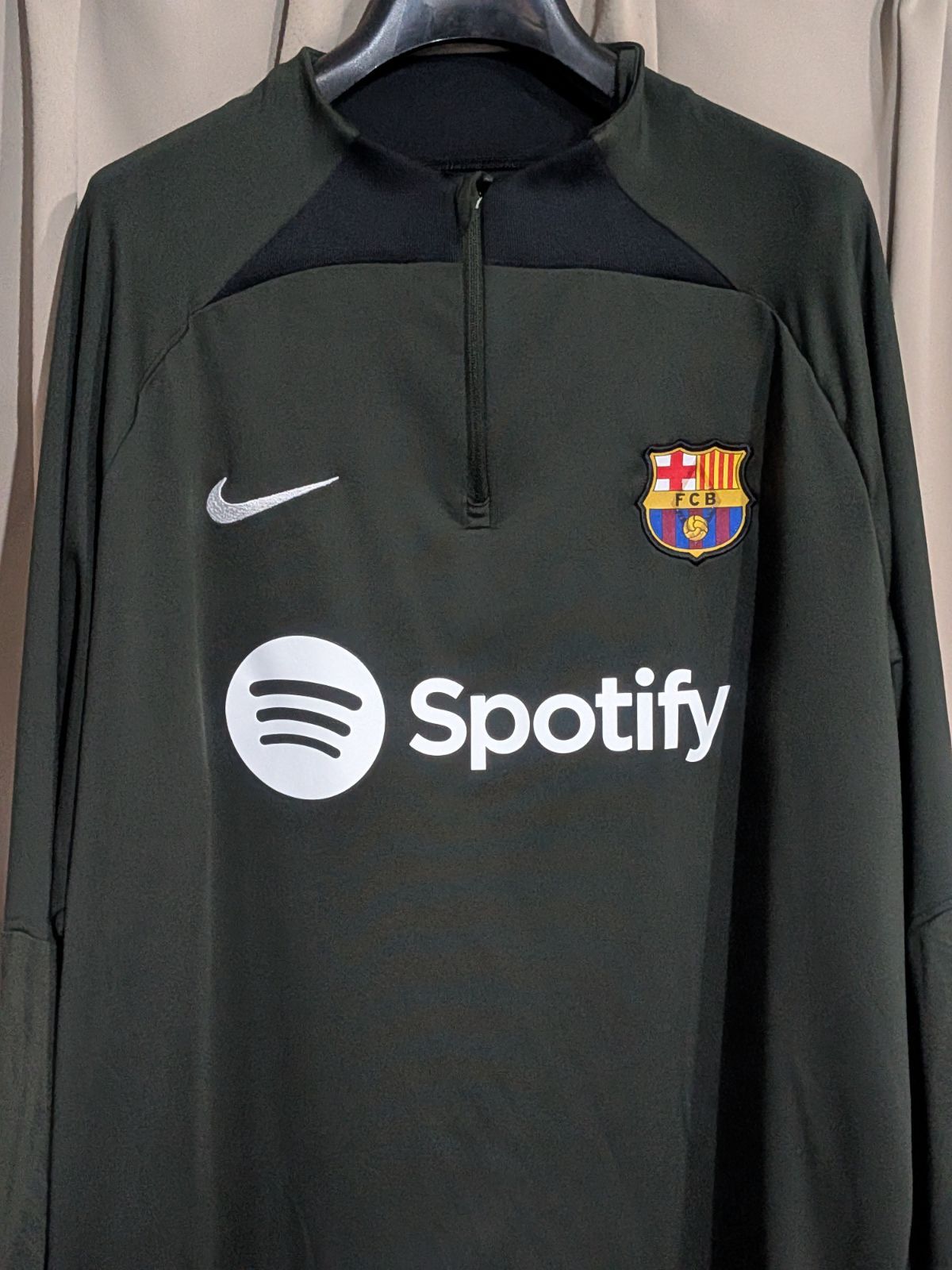 NIKE バルセロナ ハーフジップ トレーニング ウェア NIKE FC バルセロナトレーニングウェア ハーフジップ サッカー