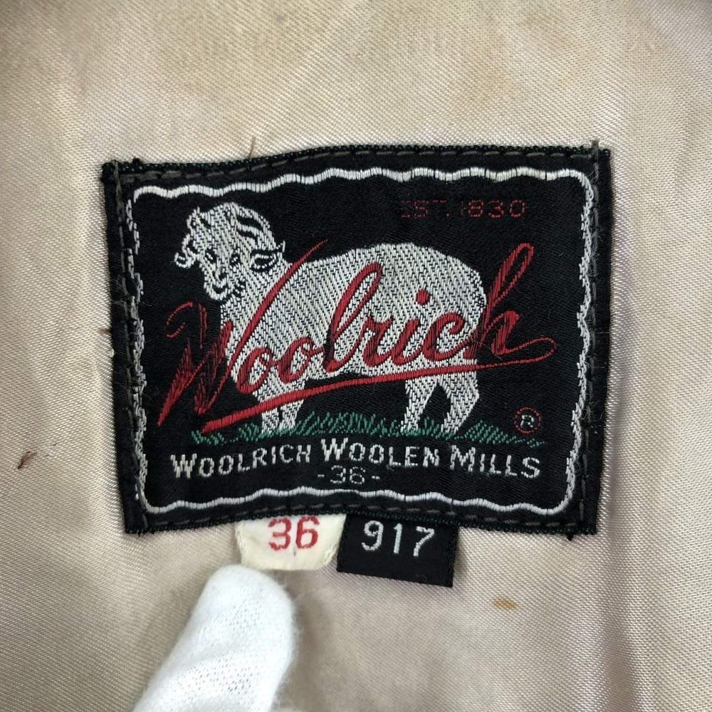 60s ウールリッチ　ファラオジャケット 楽天市場】50's 60's ビンテージ ☆ WOOLRICH ウールリッチ