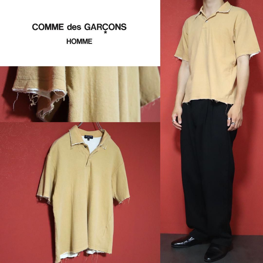 COMME des GARCONS HOMME 04SS ほつれ加工 ポロシャツ COMME des GARCONS HOMME 04SS ほつれ加工 ポロシャツ - メルカリ
