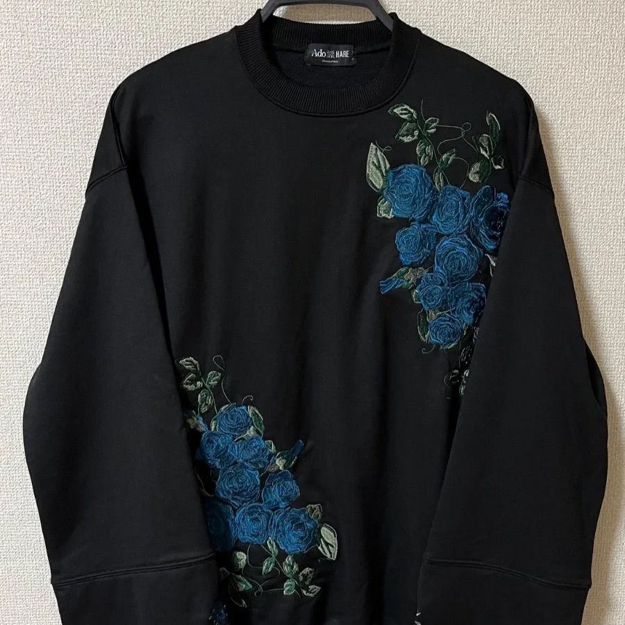 HARE×Adoコラボスウェット 刺繍入り ブルー /ブラック セット Mサイズ $_57.JPG?set_id=880000500F