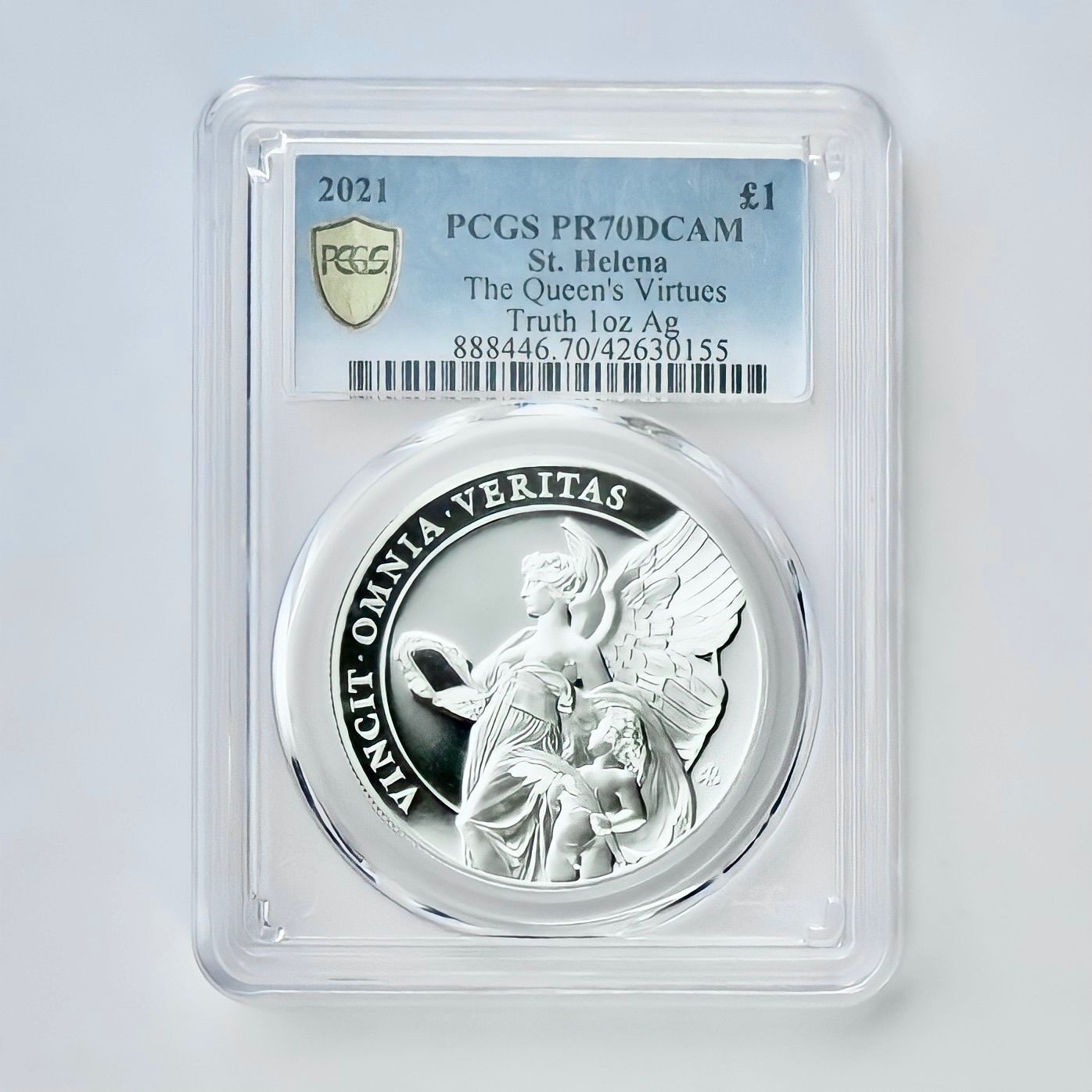 2021年 美徳シリーズ PCGS PR70 銀貨 モダンコイン プルーフ