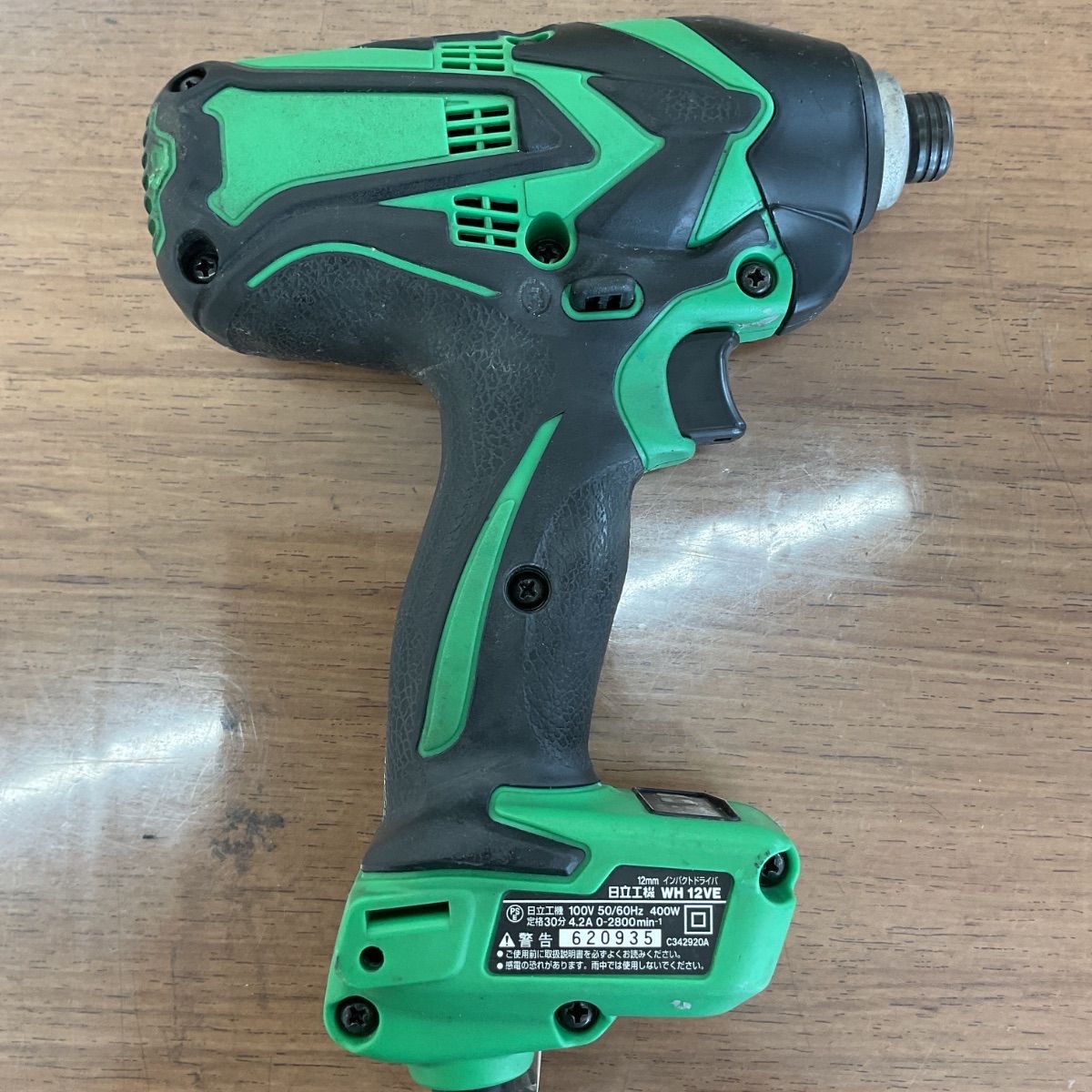 HITACHI 日立 インパクトドライバー 12mm WH12VE AC100v C208 日立工機 100VインパクトドライバーFWH 12VD 中古 HITACHI 日立工機