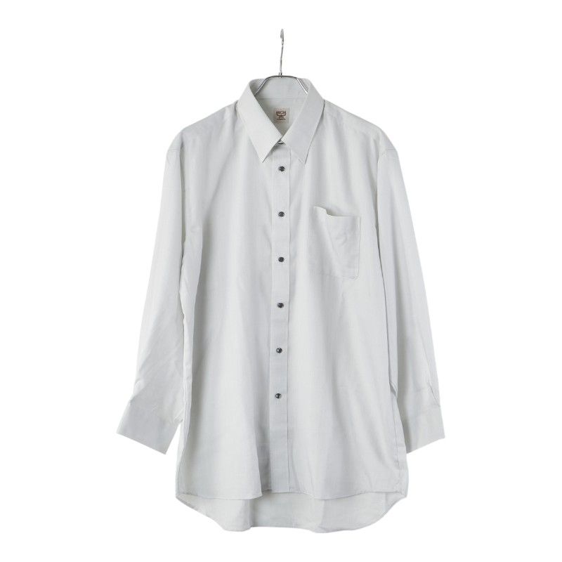 エム シー エム シャツ ボタンダウン ホワイト コットン ポリエステル メンズ MCM 1-0234089