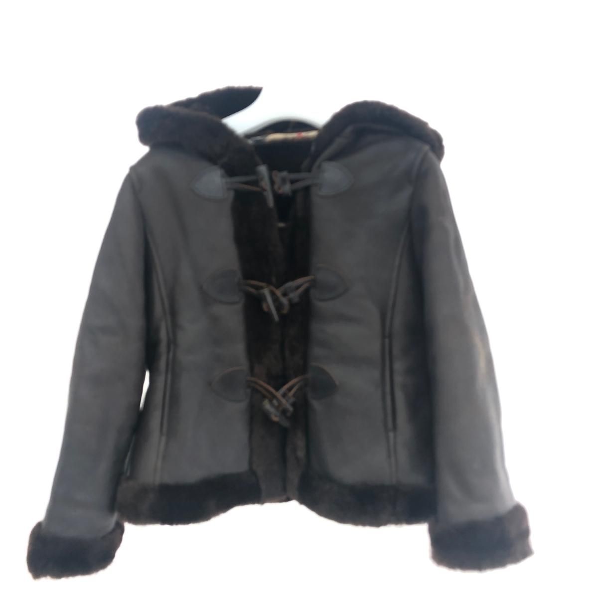 BURBERRY LONDON バーバリーロンドン  ムートンコート  BZ-300-999 ブラウン  キッズ 　240001112199 BURBERRY LONDON バーバリーロンドン ムートンコート BZ-300-999