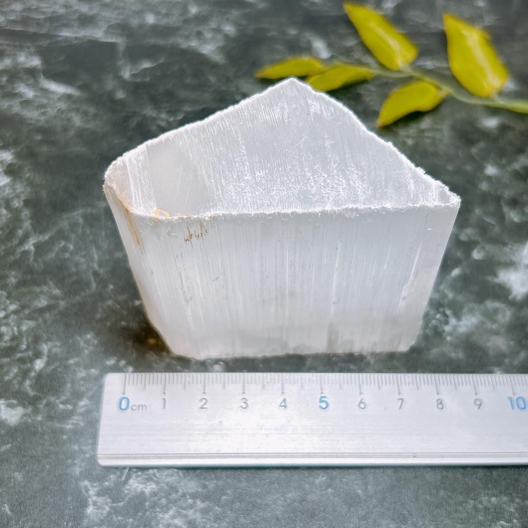 E13828】セレナイト 繊維石膏 サティンスパー 天然石 鉱物 原石