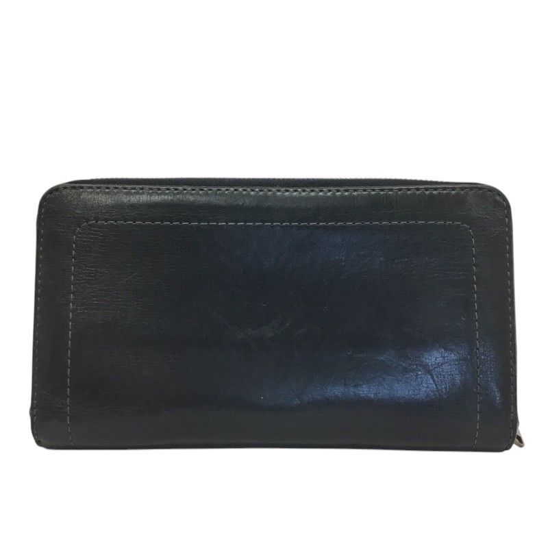 LOUIS VUITTON ルイヴィトン ユタ ジッピーオーガナイザー M 97026 ラウンドファスナー長財布 レザー ブラック ダークグレー系 品 -B 質屋 か ｎ