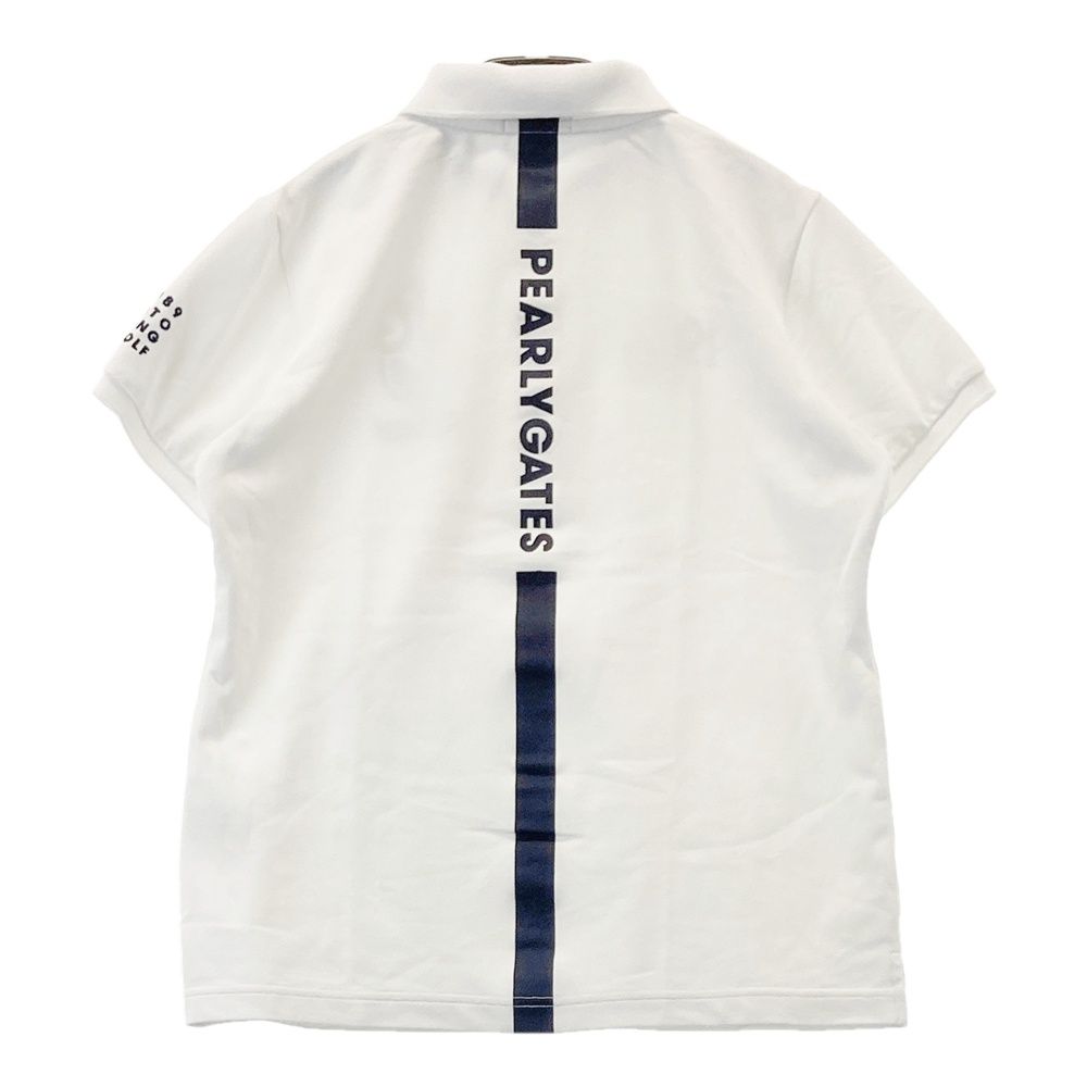 パーリーゲイツカットソー　Ｍサイズ　ホワイト PG BODY】E/ベアカノコ長袖モックネックカットソー | PEARLY