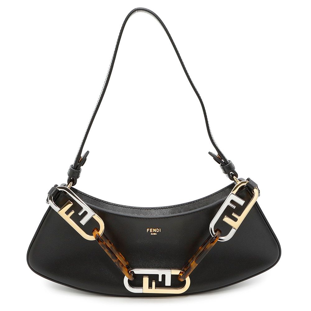 フェンディ ショルダーバッグ オーロック スィング ホーボー 8BS068 FENDI ワンショルダー 黒