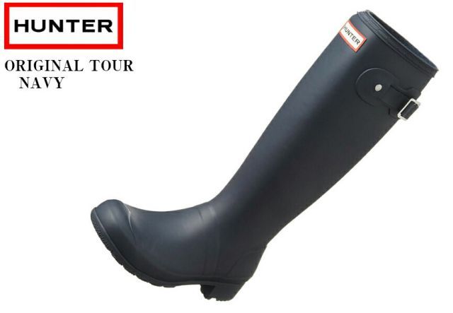 3日内発送 短納期種類8:NAVY/UK5(24.0cm) WOMENS ORIGINAL TOURWFT1026RMA (ハンター)HUNTER レディス ロングラバーブーツ レインブーツ 日本正規代理店商品 定番のロングブーツ 軽量かつコンパクトに収納できるパッカブル 簡単着脱