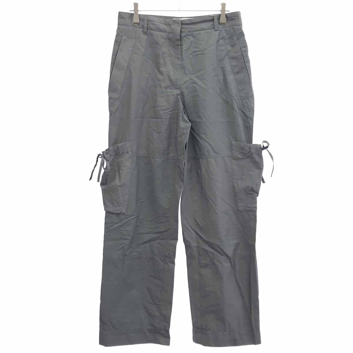 LOEWE ロエベ 22SS High Waist Cargo Pants ハイウエストカーゴパンツ S540Y04XAT グレー 38
