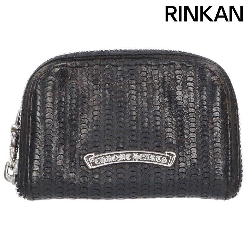 クロムハーツ COIN CASE|コインケース ダガーラウンドジップノベルティレザー財布 メンズ