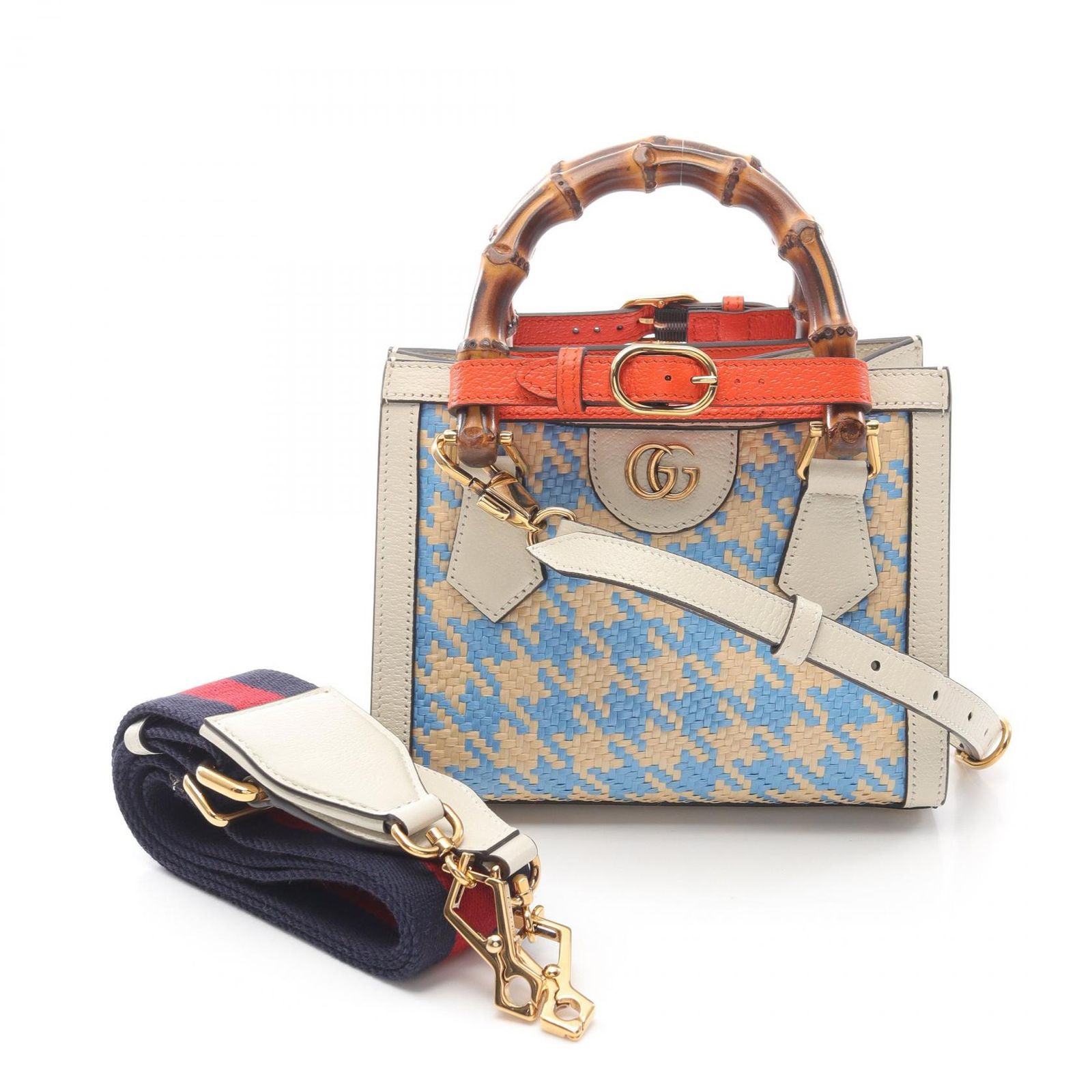 グッチ GUCCI トートバッグ ダイアナ ミニ バンブー 702732 オフ 