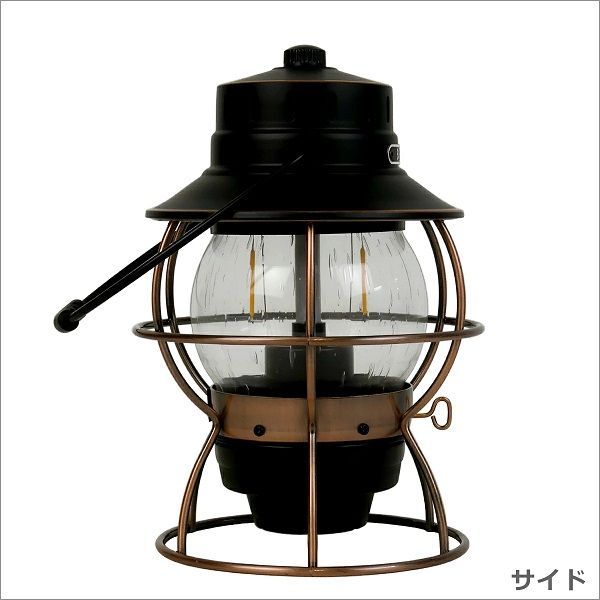 電池無し  <<新品未使用>>　ベアボーンズ リビング レイルロード ランタン　ライト　Barebones Living Railroad Lantern Antique Bronze LIV-280　アウトドア　キャンプ