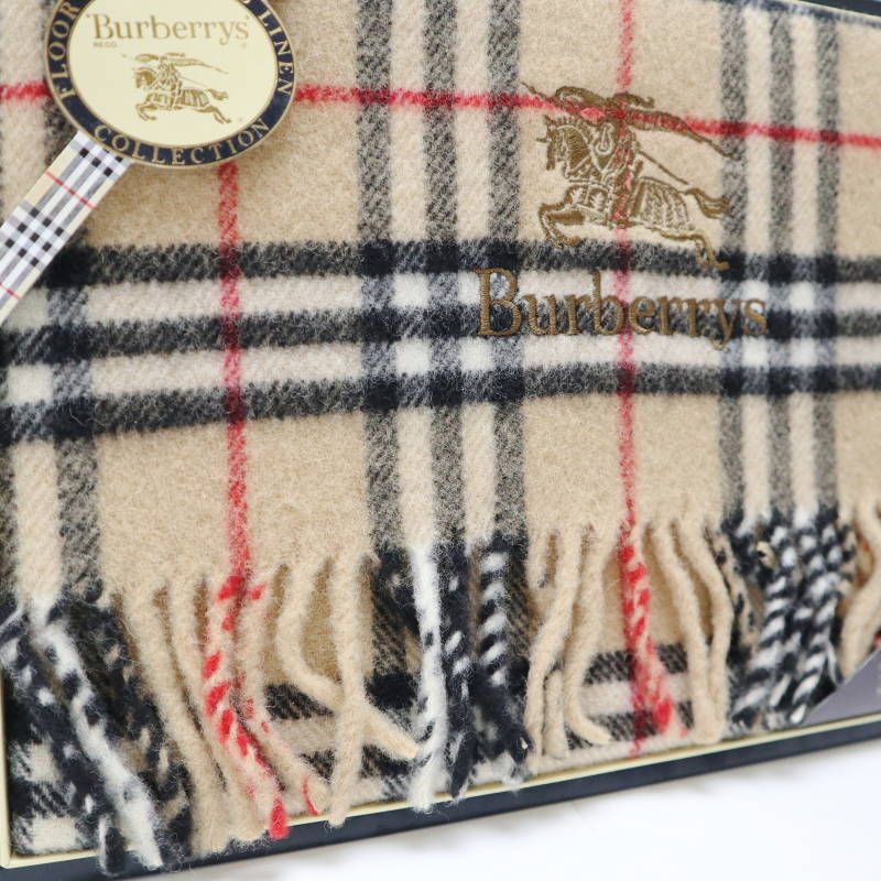 バーバリーロンドン75×130cm 西川産業ひざ掛けショール ノバチェック メガ