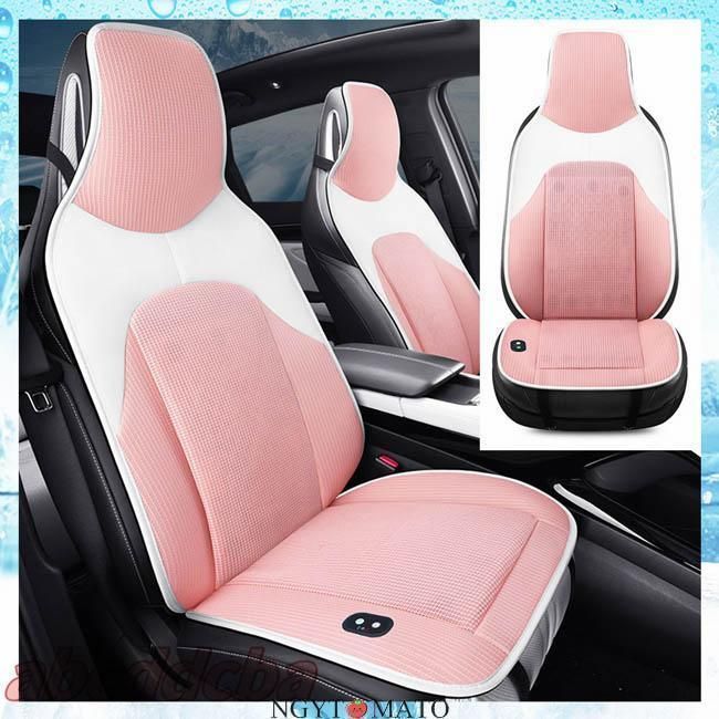 シートクーラー クールシート 夏用自動車クッション カーシートカバー 車通気放熱 送風冷風 10枚ファン エアーシート 送風 冷却プレート 通気性優れ