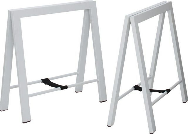 テーブル脚 2脚組 W65×D36×H67 ホワイト