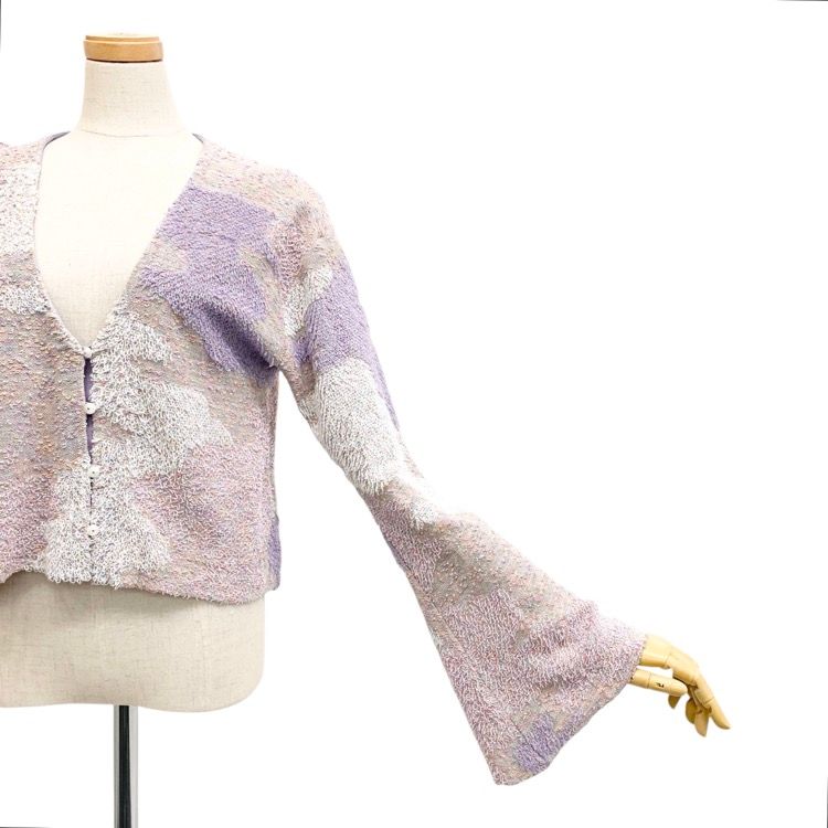 マメクロゴウチ Pastel Fog Knitted Cardigan 【公式通販】