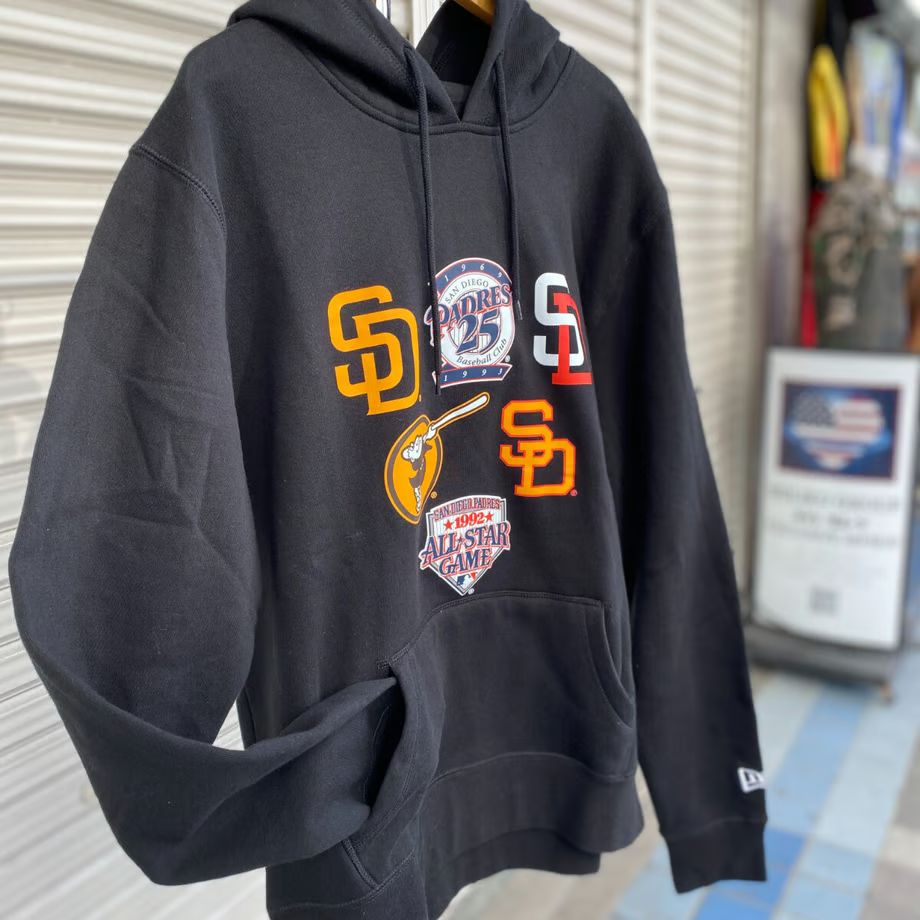 New Era ニューエラ USAモデル サンディエゴ パドレス SD Padres プルオーバー パーカー