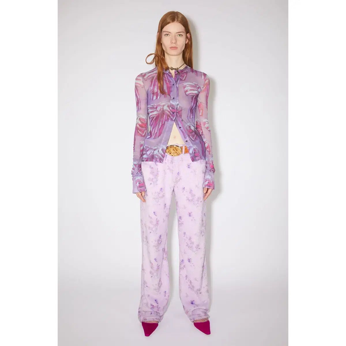 Acne Studios テディ ワイド パンツ ジェニ着用 DECORATOM_COM_BR