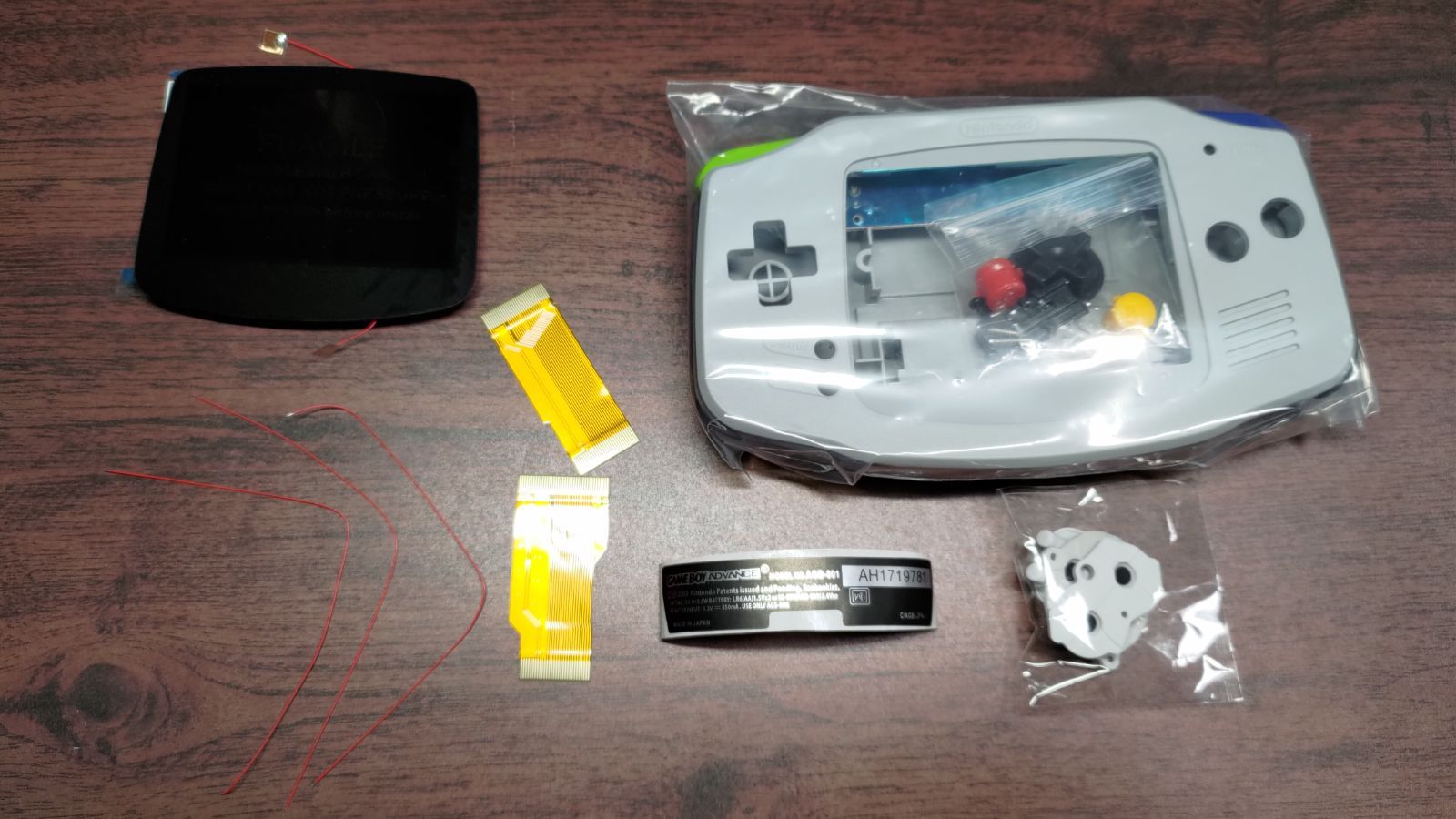 ゲームボーイアドバンス IPS V5 ラミネート液晶 キット UP786_INFO