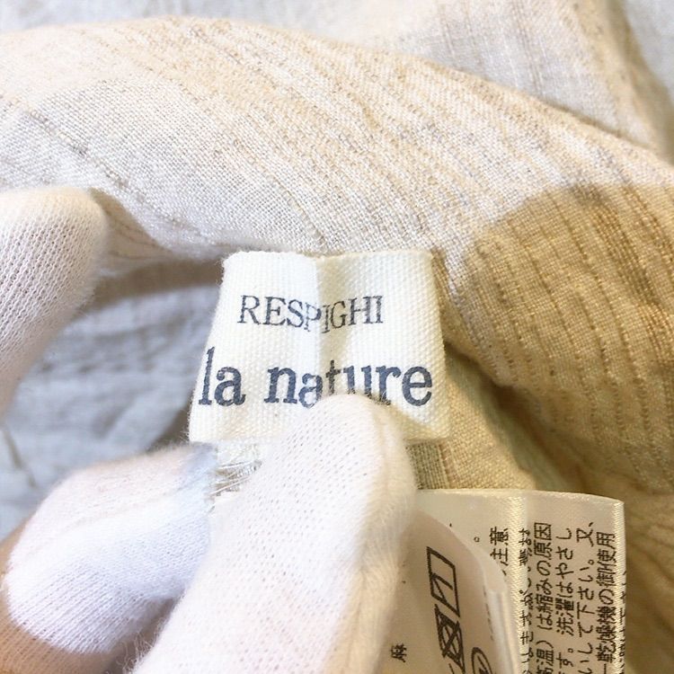 RESPIGHI la nature レスピーギ シャツブラウス リネンカットソー