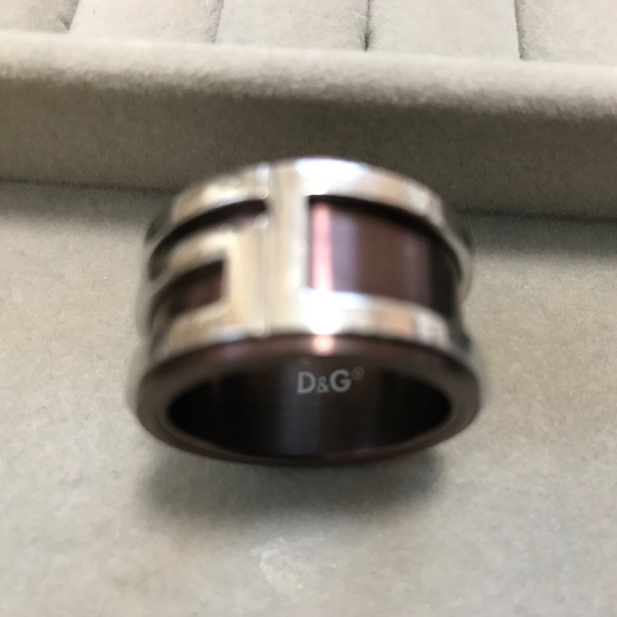 D&G 指輪 ロゴリング ドルガバ Dolce&Gabbana ブラウン - メルカリ