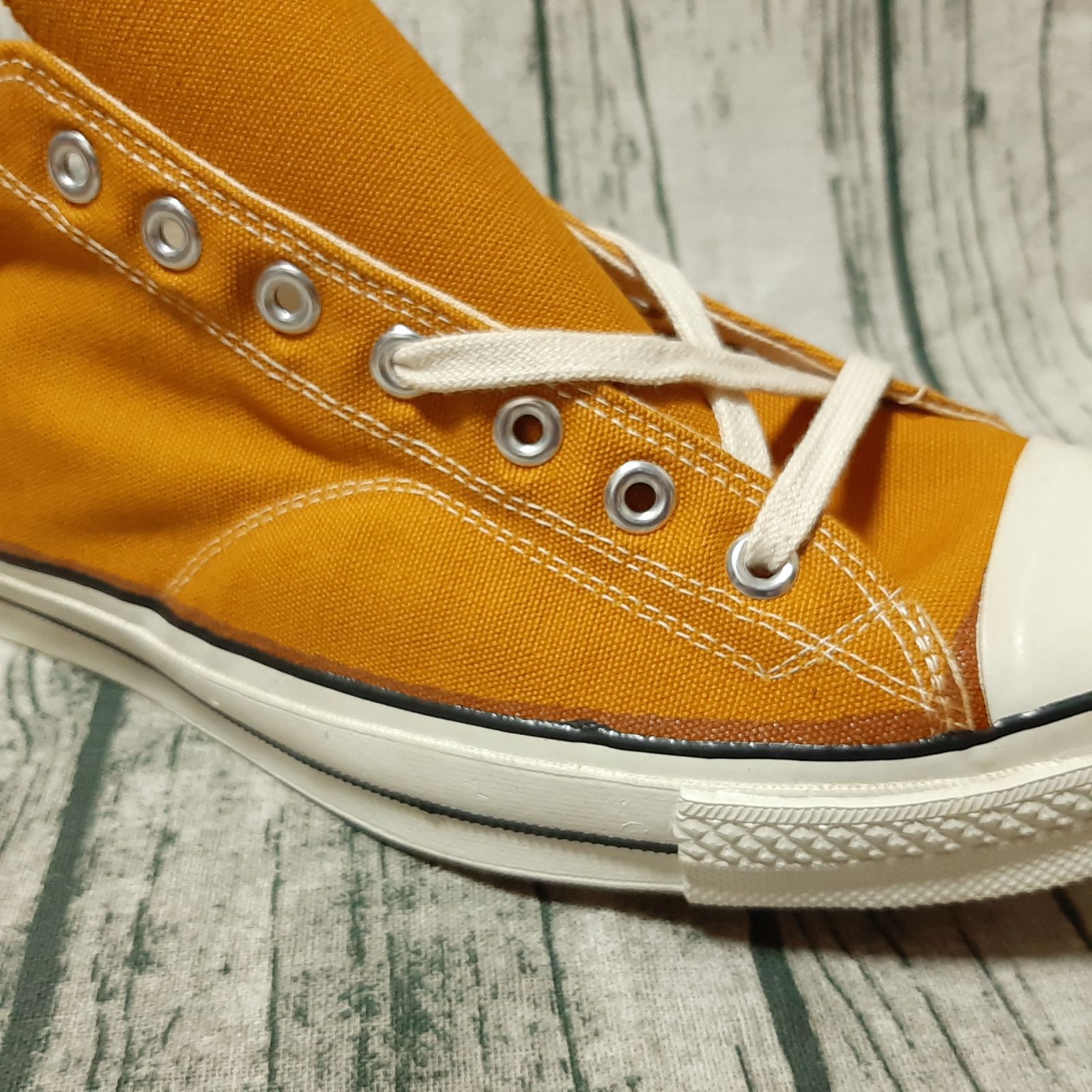US 14.5】70s 一つ星 CONVERSE CHUCK TAYLOR マスタード からし