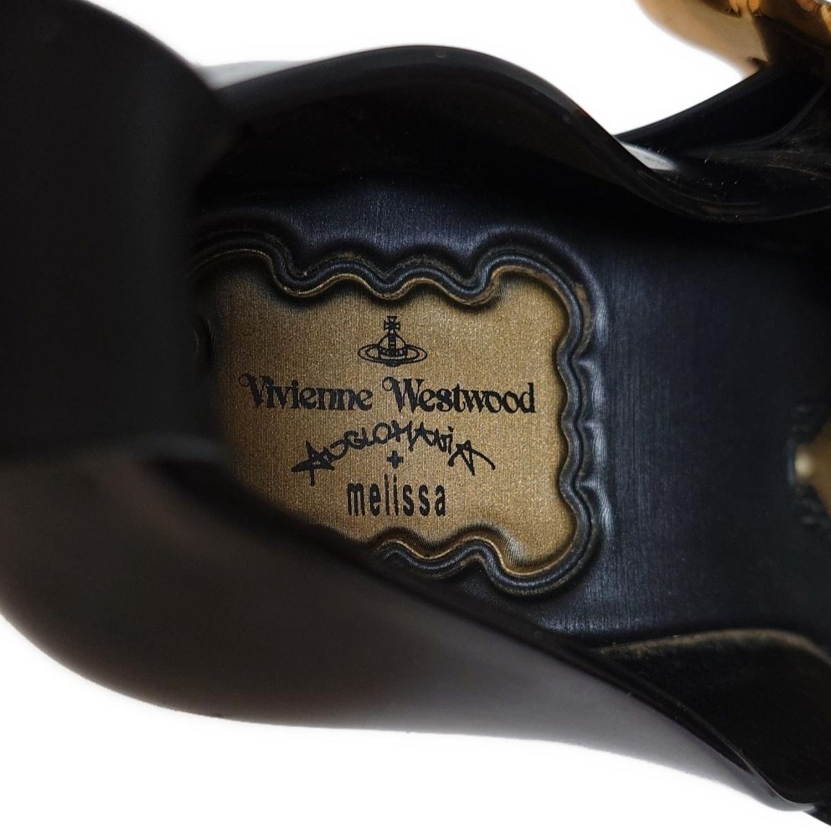 Vivienne Westwood ANGLOMANIA×melissa Orb Rubber Pumps Black