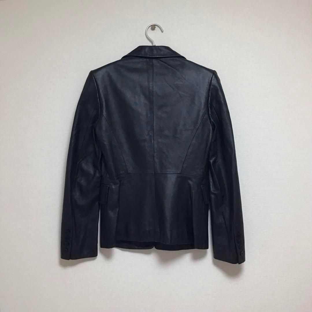 DKNY ディーケーエヌワイ レザージャケット 黒 ブラック サイズ2 NICORILABO_COM